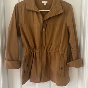 Garnet Hill Brown Utility Jacket